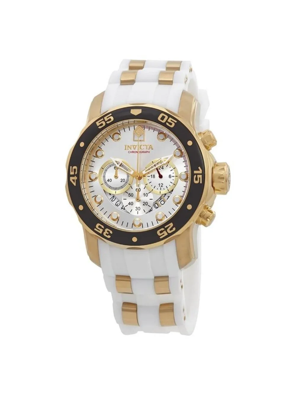 NWT Invicta Pro Diver Chronograph Silver Dial Men's Watch